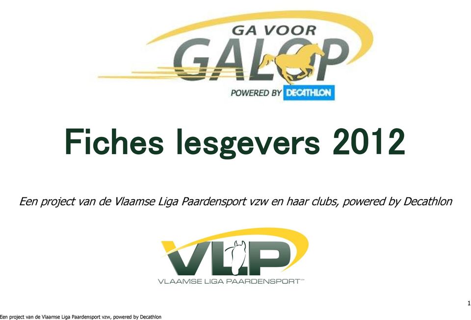 Liga Paardensport vzw en