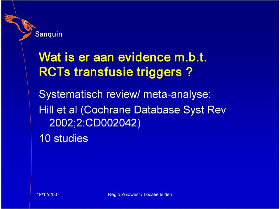 et al (Cochrane Database Syst Rev