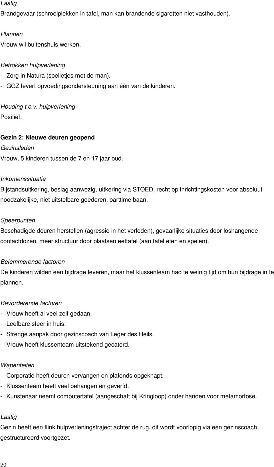 Inkomenssituatie Bijstandsuitkering, beslag aanwezig, uitkering via STOED, recht op inrichtingskosten voor absoluut noodzakelijke, niet uitstelbare goederen, parttime baan.