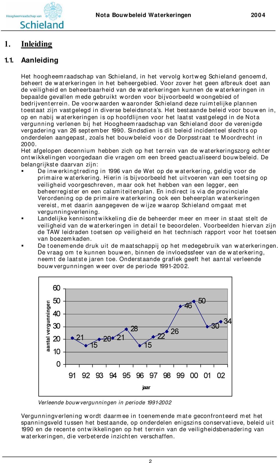 bedrijventerrein. De voorwaarden waaronder Schieland deze ruimtelijke plannen toestaat zijn vastgelegd in diverse beleidsnota s.