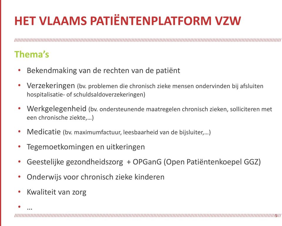 ondersteunende maatregelen chronisch zieken, solliciteren met een chronische ziekte, ) Medicatie (bv.