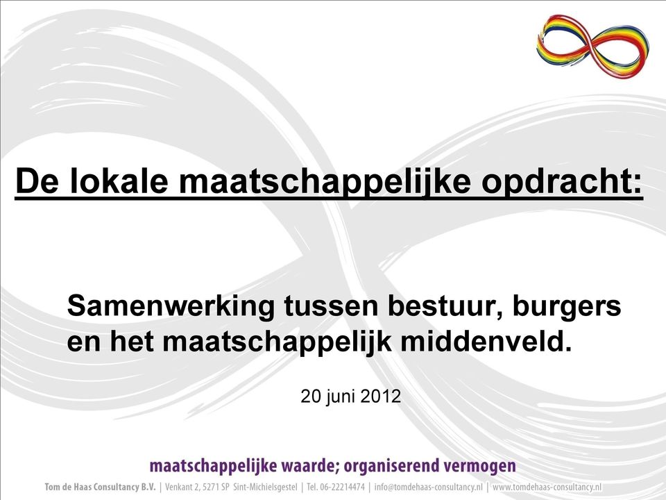 bestuur, burgers en het