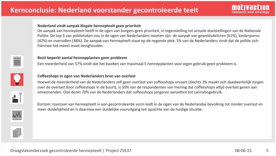 De top 3 van poliletaken zou in de ogen van Nederlanders moeten zijn: de aanpak van geweldsdelicten (61%), kinderporno (42%) en overvallen (38%).