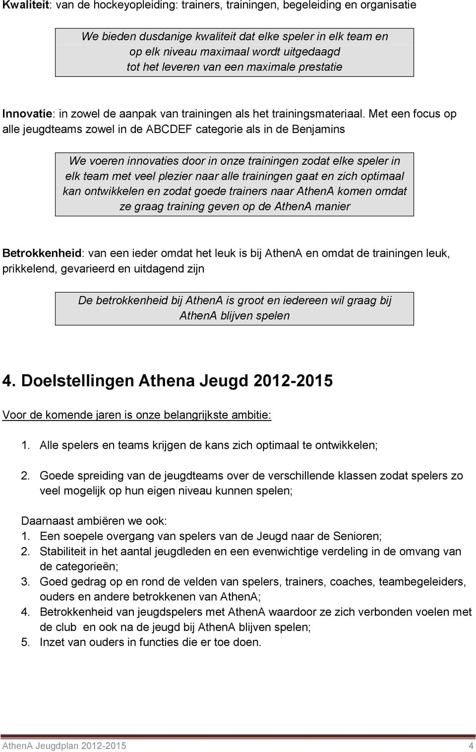 Met een focus op alle jeugdteams zowel in de ABCDEF categorie als in de Benjamins We voeren innovaties door in onze trainingen zodat elke speler in elk team met veel plezier naar alle trainingen gaat