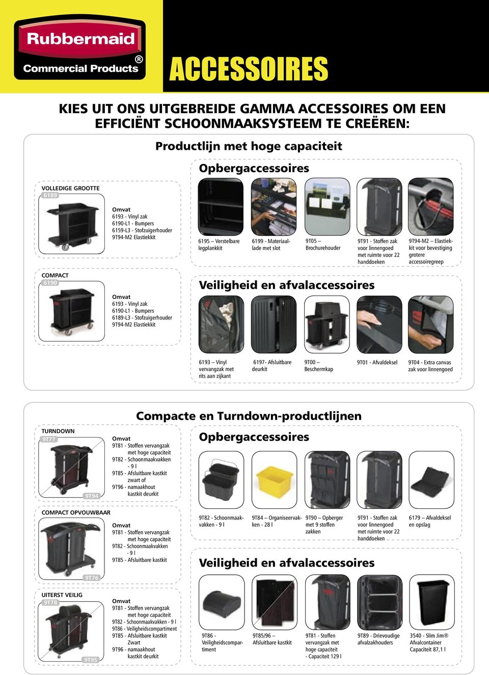 Elastiekkit voor bevestiging grotere accessoiregreep COMPACT 6190 6193 - Vinyl zak 6190-L1 - Bumpers 6189-L3 - Stofzuigerhouder 9T94-M2 Elastiekkit Veiligheid en afvalaccessoires 6193 Vinyl