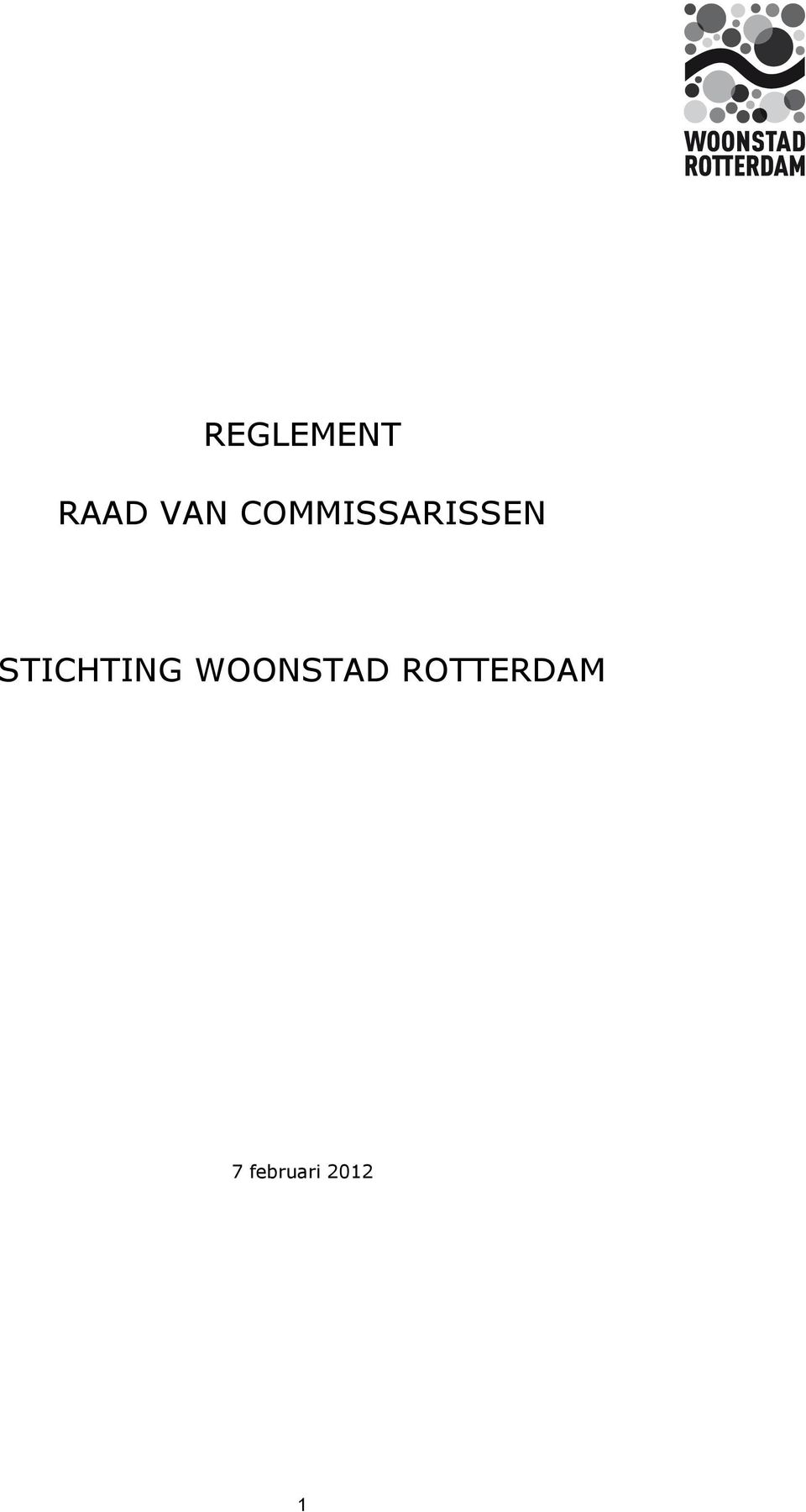 STICHTING WOONSTAD