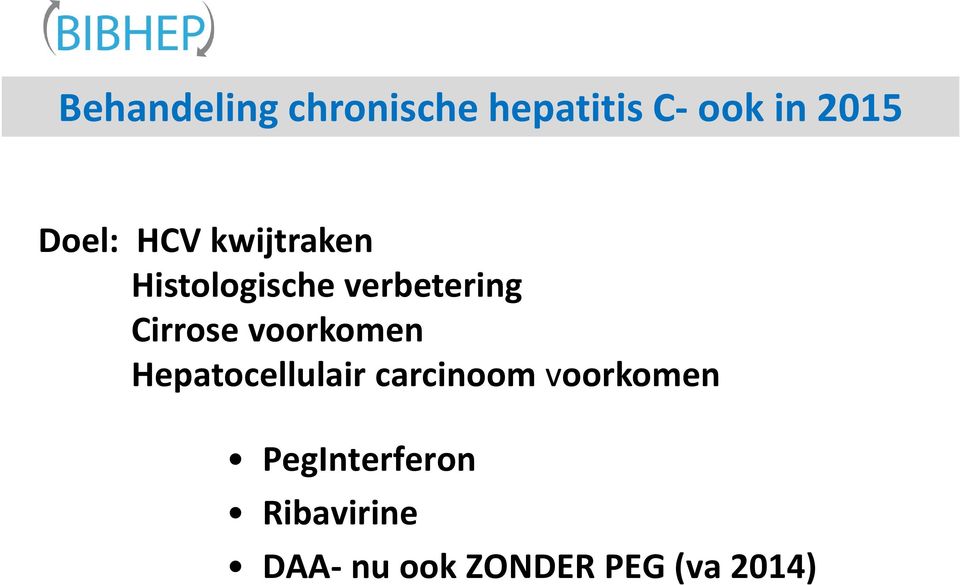 Cirrose voorkomen Hepatocellulair carcinoom