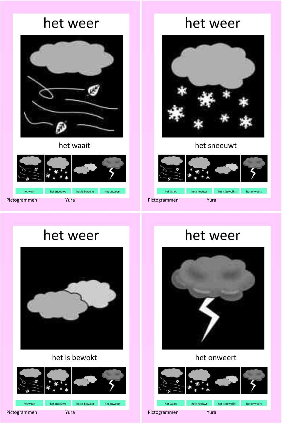 het weer het weer het is bewokt het onweert het waait het sneeuwt het