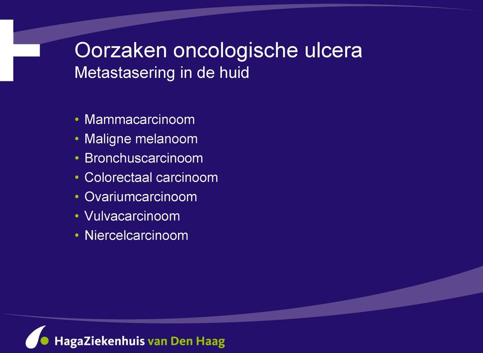 Bronchuscarcinoom Colorectaal carcinoom