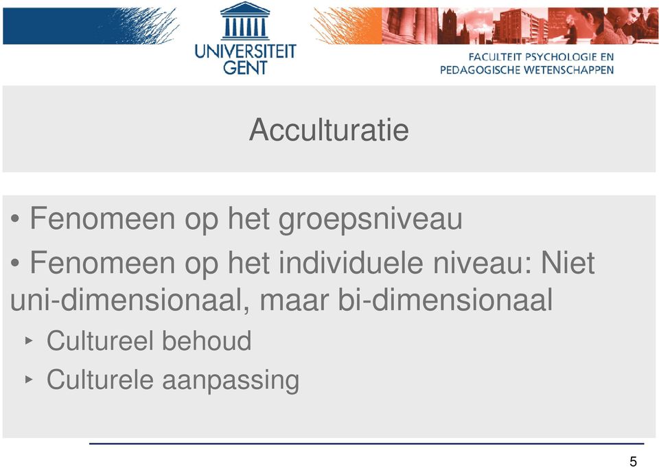 niveau: Niet uni-dimensionaal, maar