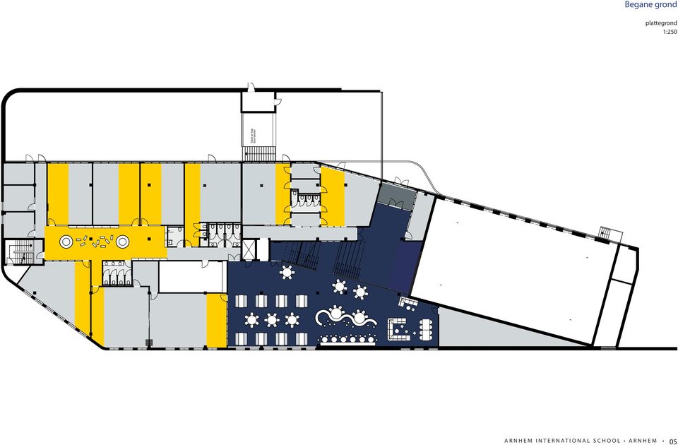 International School Begane grond 1:250 @A3