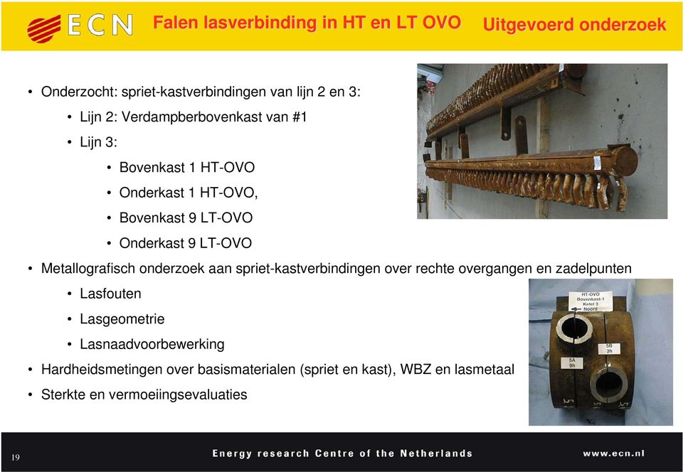 onderzoek aan spriet-kastverbindingen over rechte overgangen en zadelpunten Lasfouten Lasgeometrie