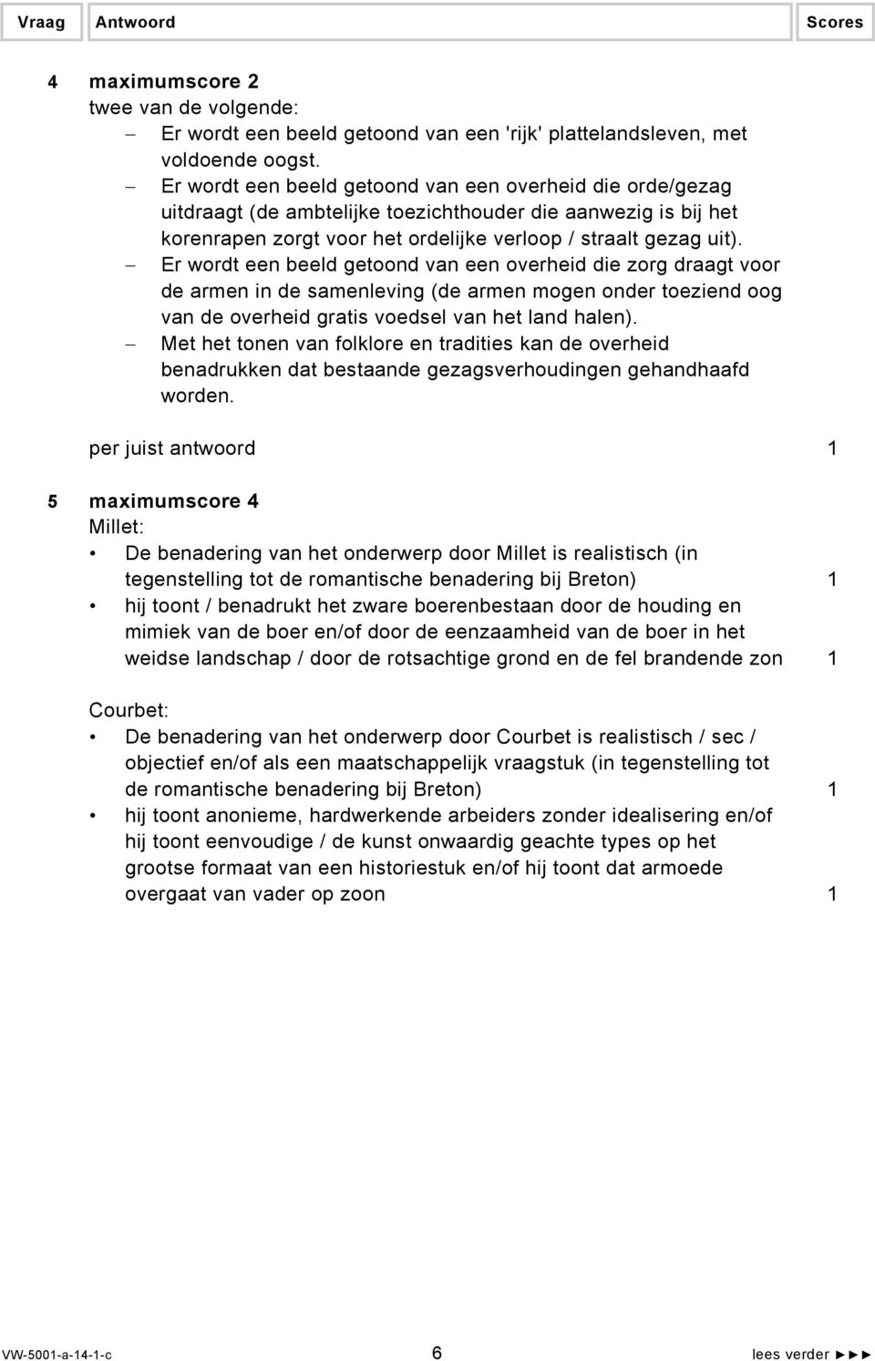 Er wordt een beeld getoond van een overheid die zorg draagt voor de armen in de samenleving (de armen mogen onder toeziend oog van de overheid gratis voedsel van het land halen).