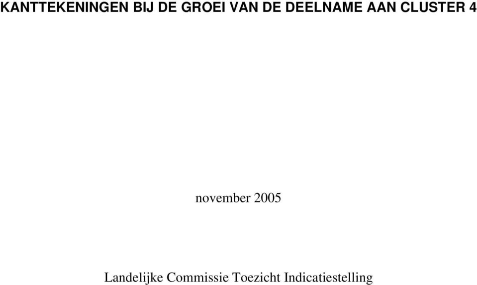 november 2005 Landelijke