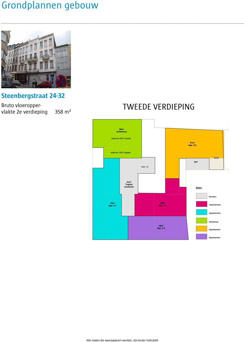 verdieping 358 m² TWEEDE VERDIEPING Alle