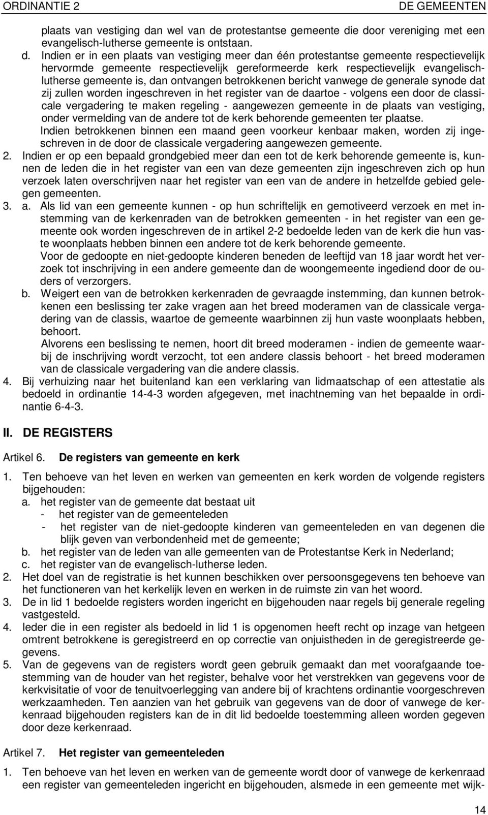 protestantse gemeente di