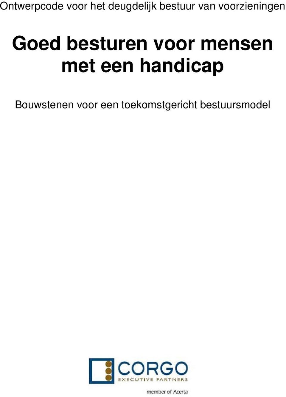 besturen voor mensen met een handicap