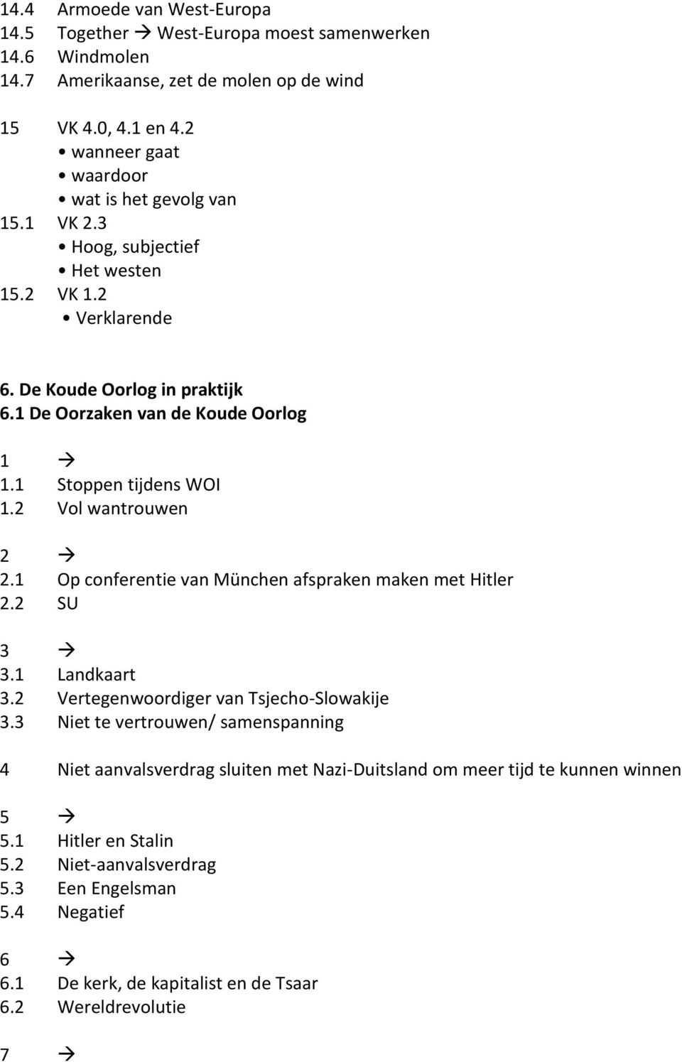 1 Stoppen tijdens WOI 1.2 Vol wantrouwen 2 2.1 Op conferentie van München afspraken maken met Hitler 2.2 SU 3 3.1 Landkaart 3.2 Vertegenwoordiger van Tsjecho-Slowakije 3.