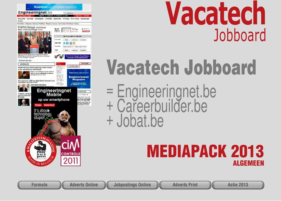 be Jobboard MEDIAPACK 2013 ALGEMEEN CIM-logo