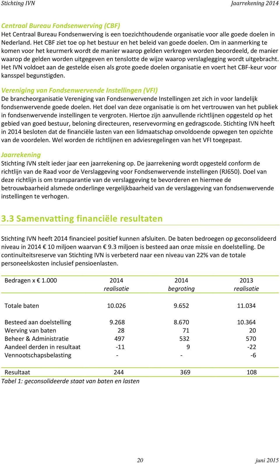 Om in aanmerking te komen voor het keurmerk wordt de manier waarop gelden verkregen worden beoordeeld, de manier waarop de gelden worden uitgegeven en tenslotte de wijze waarop verslaglegging wordt