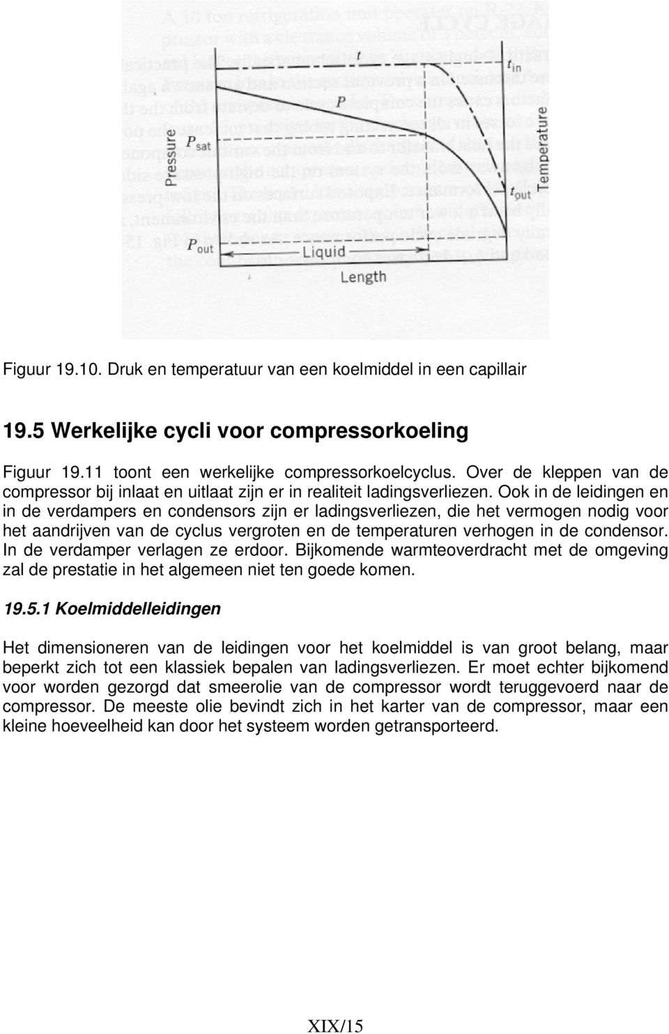 Ook in de leidingen en in de verdampers en condensors zijn er ladingsverliezen, die het vermogen nodig voor het aandrijven van de cyclus vergroten en de temperaturen verhogen in de condensor.