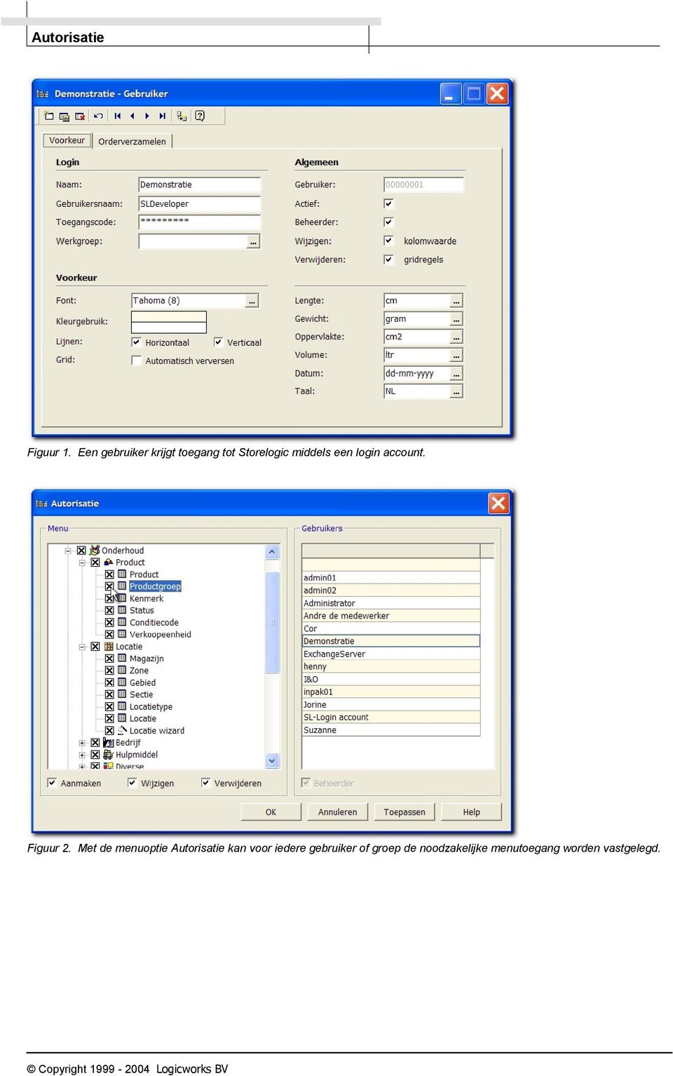 een login account. Figuur 2.