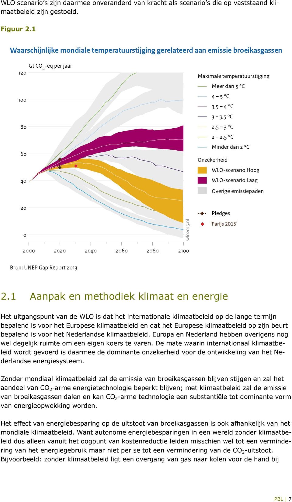 klimaatbeleid op zijn beurt bepalend is voor het Nederlandse klimaatbeleid. Europa en Nederland hebben overigens nog wel degelijk ruimte om een eigen koers te varen.