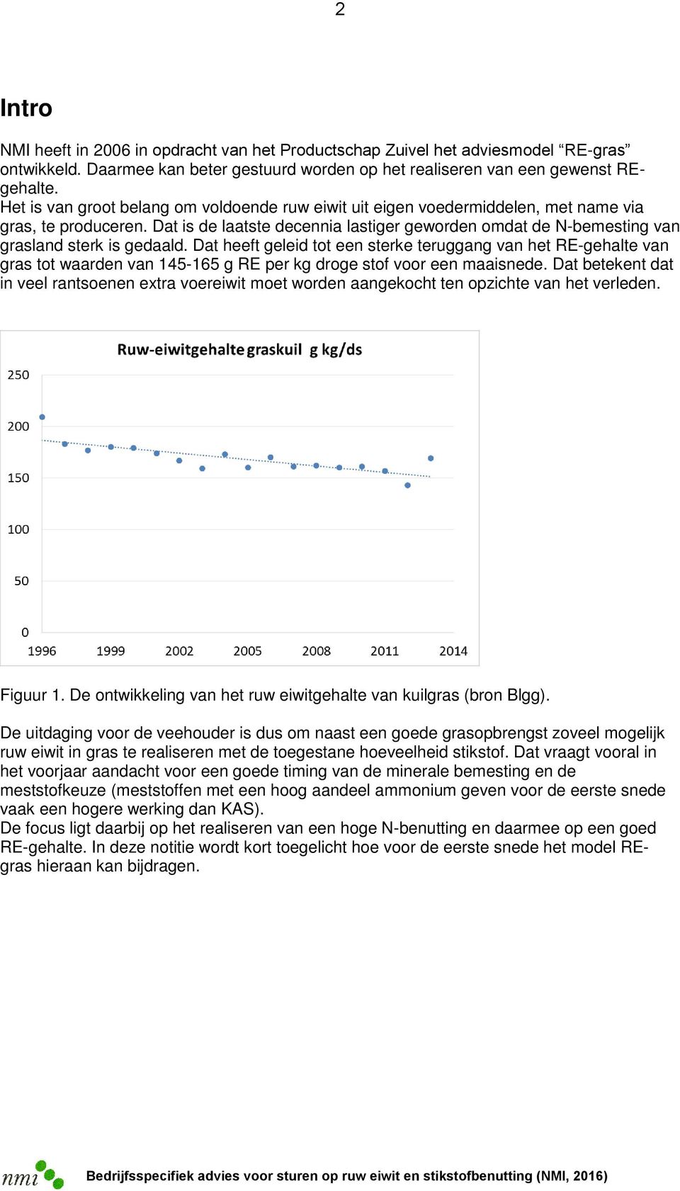 Dat is de laatste decennia lastiger geworden omdat de N-bemesting van grasland sterk is gedaald.