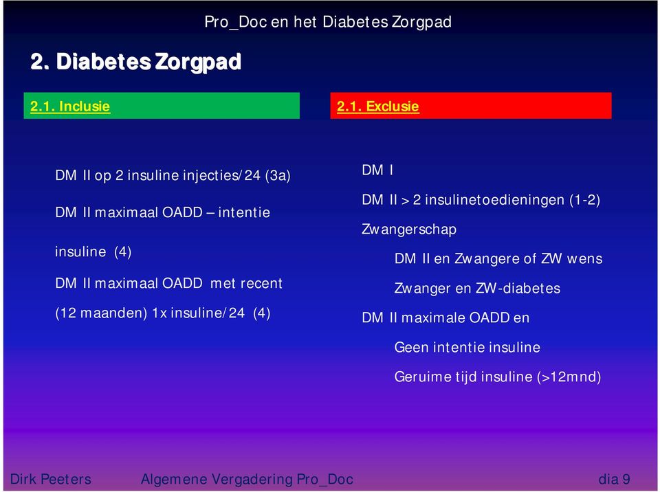 insulinetoedieningen (1-2) Zwangerschap DM II en Zwangere of ZW wens Zwanger en ZW-diabetes DM II