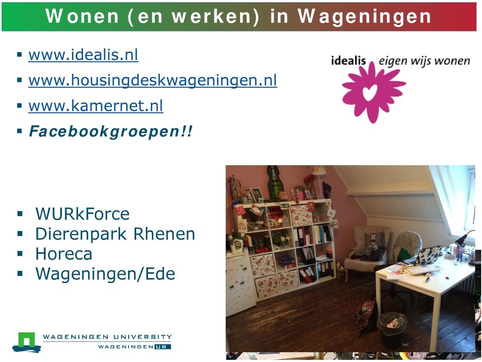 nl www.kamernet.nl Facebookgroepen!