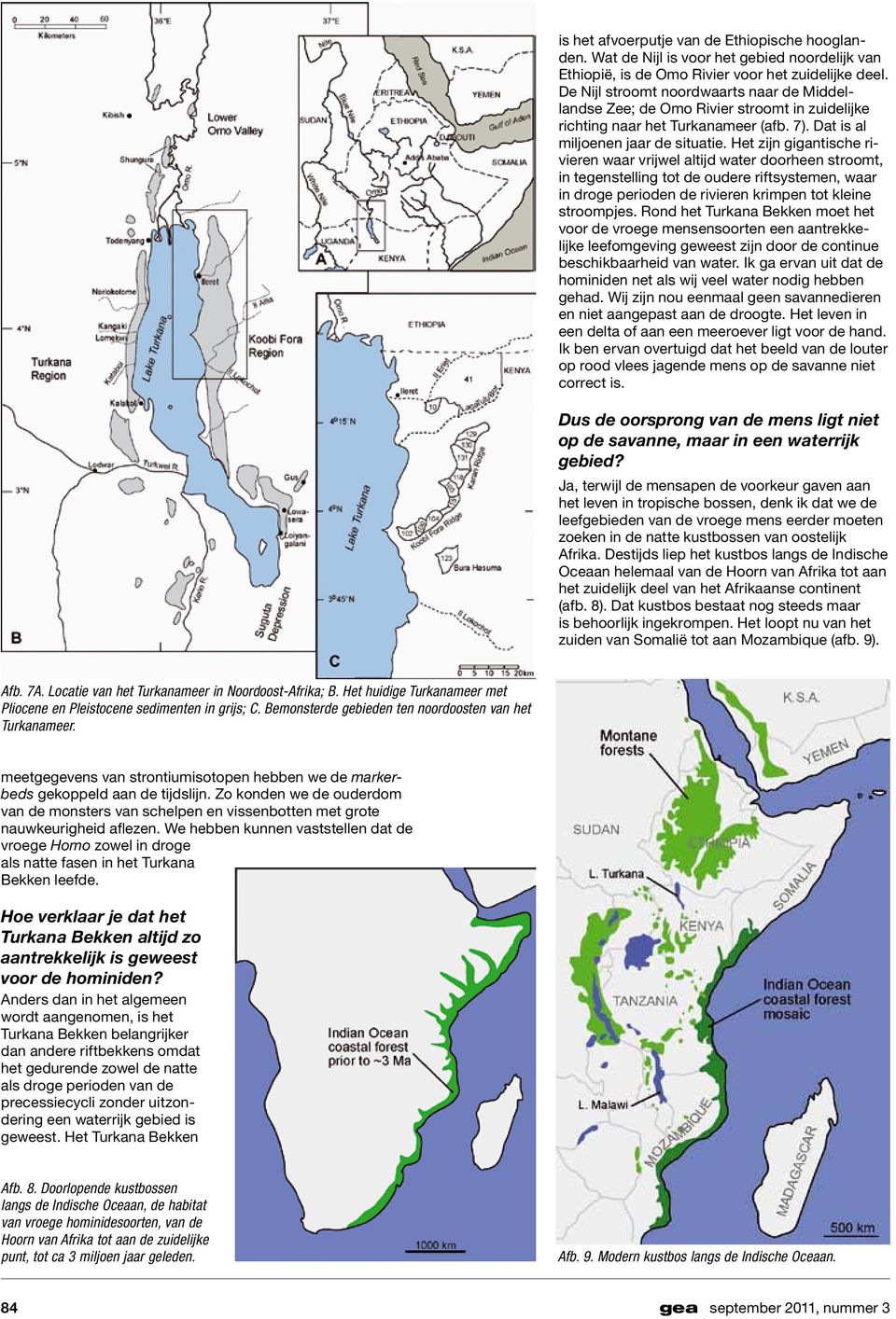 Het zijn gigantische rivieren waar vrijwel altijd water doorheen stroomt, in tegenstelling tot de oudere riftsystemen, waar in droge perioden de rivieren krimpen tot kleine stroompjes.