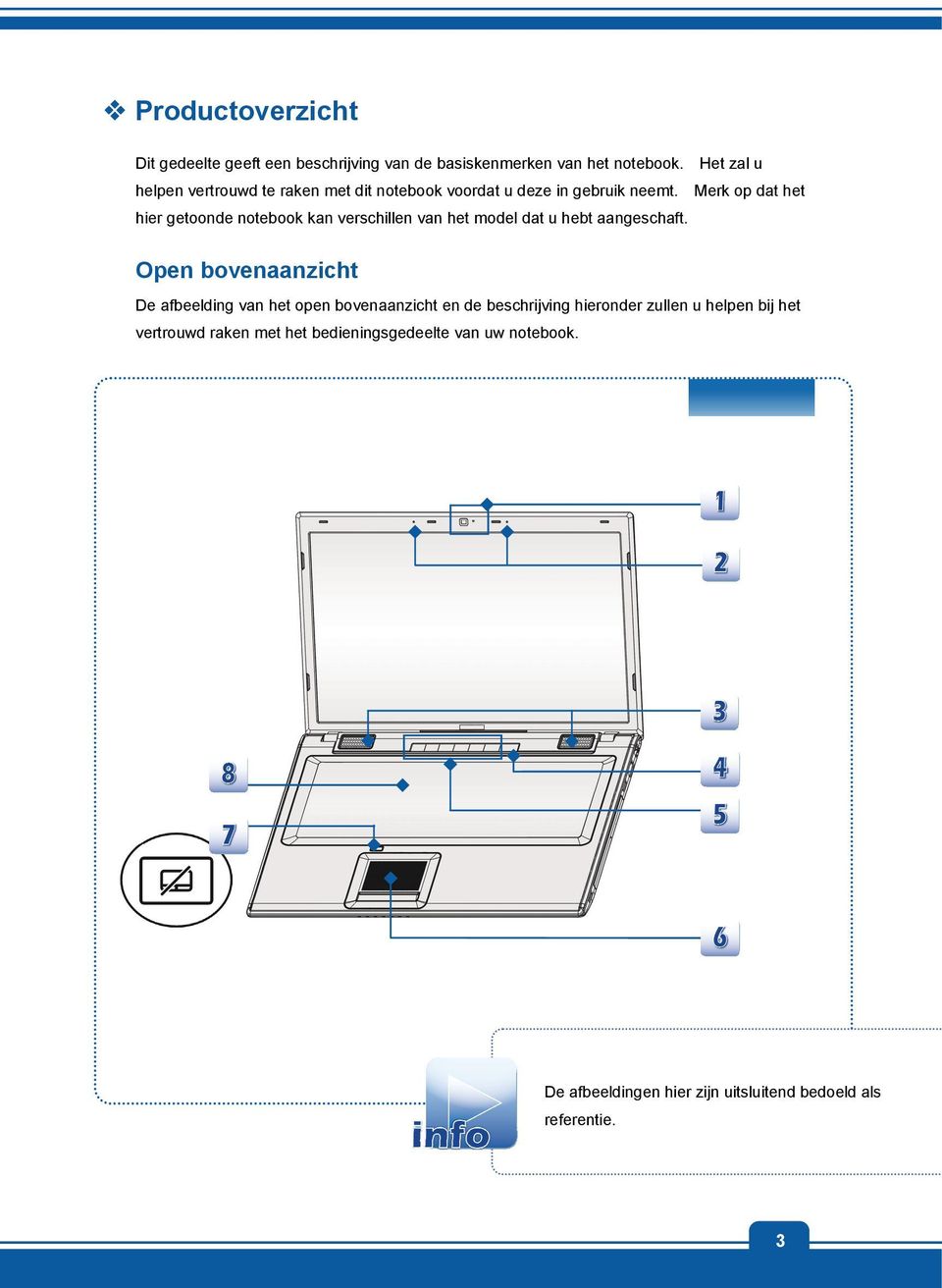 Merk op dat het hier getoonde notebook kan verschillen van het model dat u hebt aangeschaft.