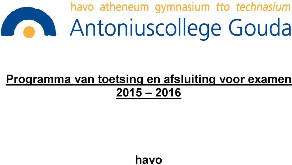 afsluiting voor