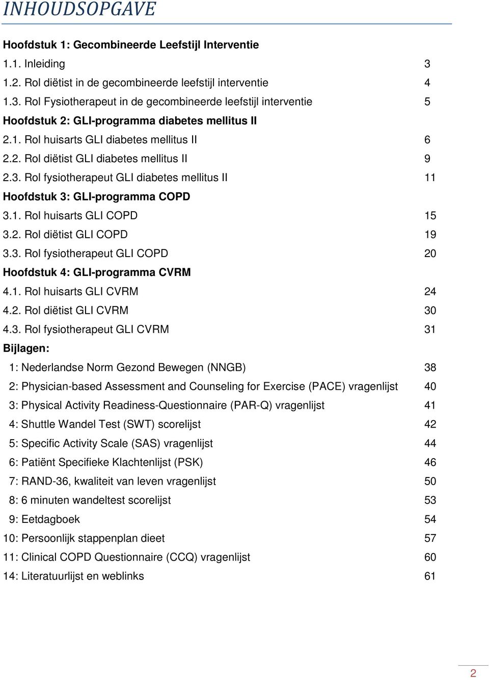 2. Rol diëtist GLI COPD 19 3.