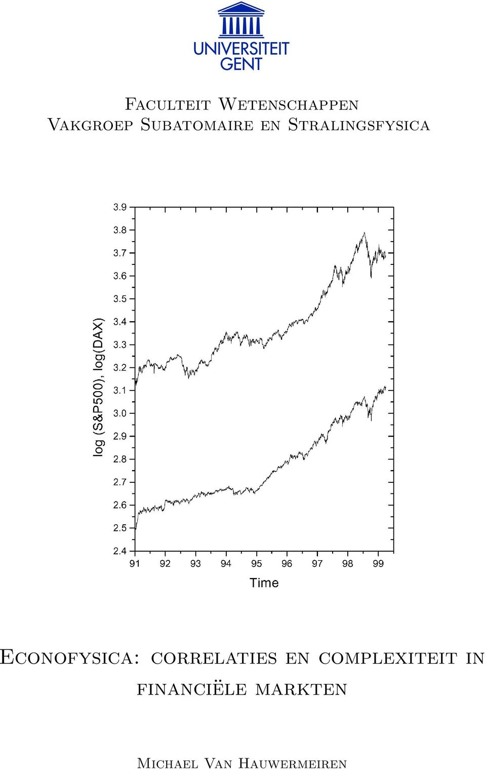 Econofysica: correlaties en