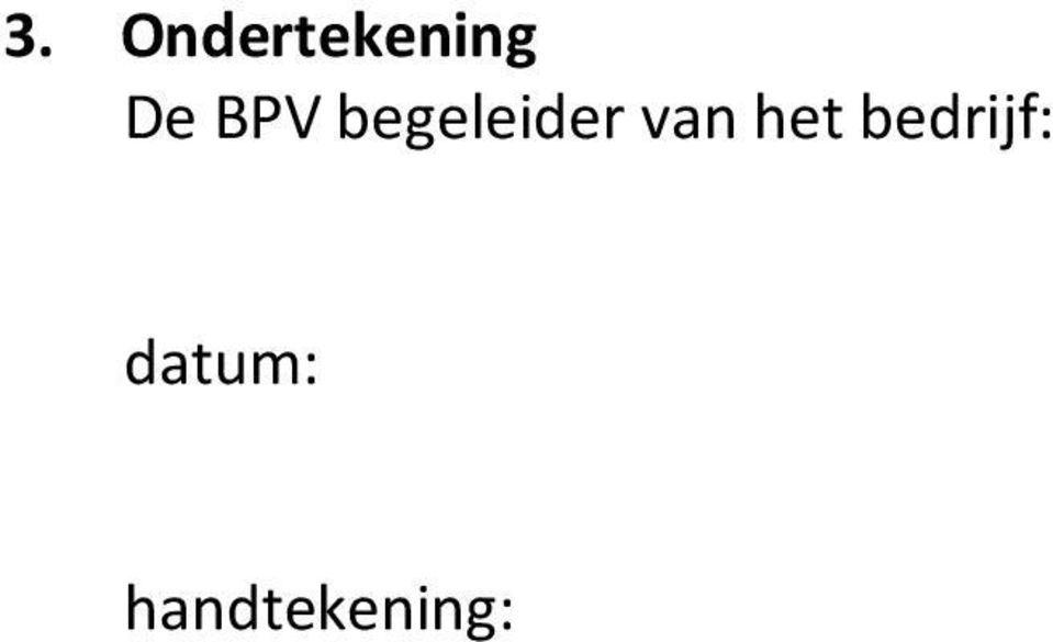 van het bedrijf: