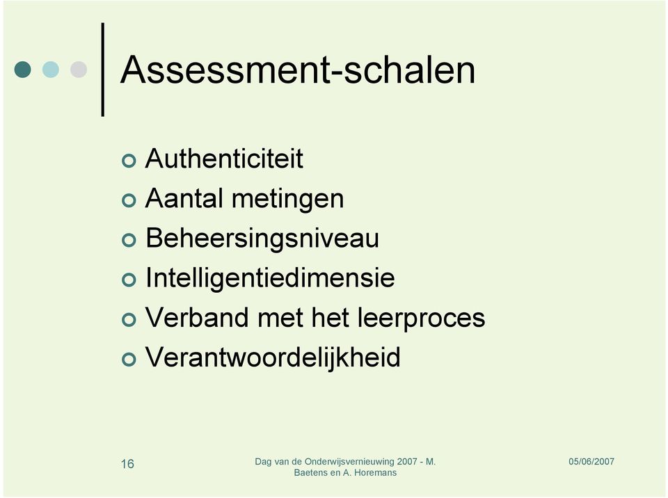 Intelligentiedimensie Verband met