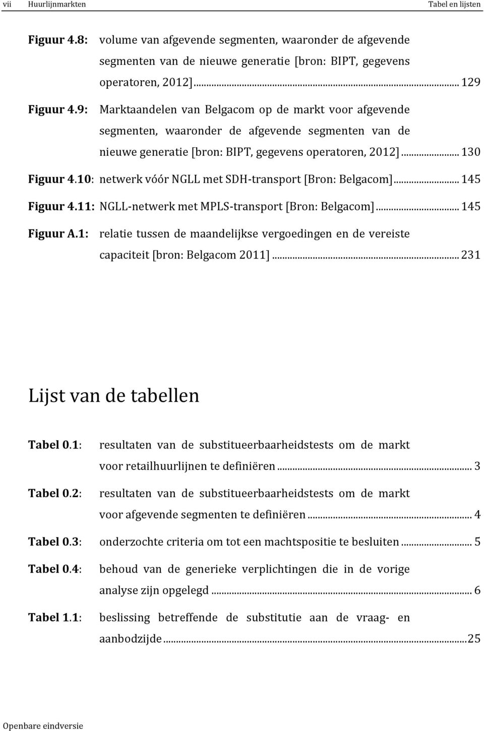 10: netwerk vóór NGLL met SDH-transport [Bron: Belgacom]... 145 Figuur 4.11: NGLL-netwerk met MPLS-transport [Bron: Belgacom]... 145 Figuur A.