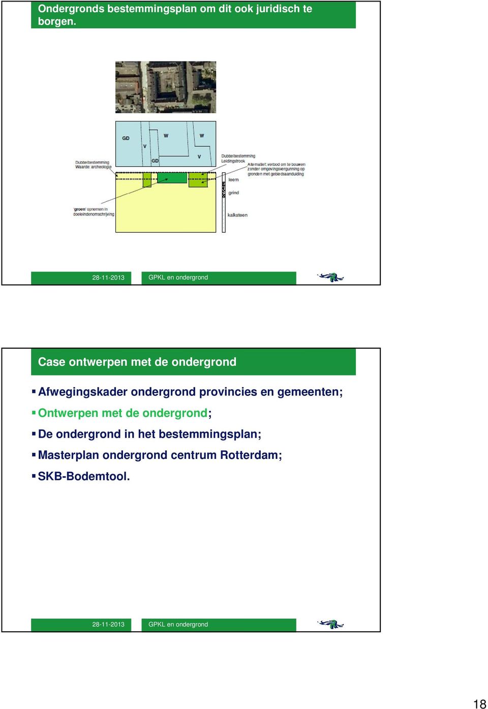 provincies en gemeenten; Ontwerpen met de ondergrond; De ondergrond