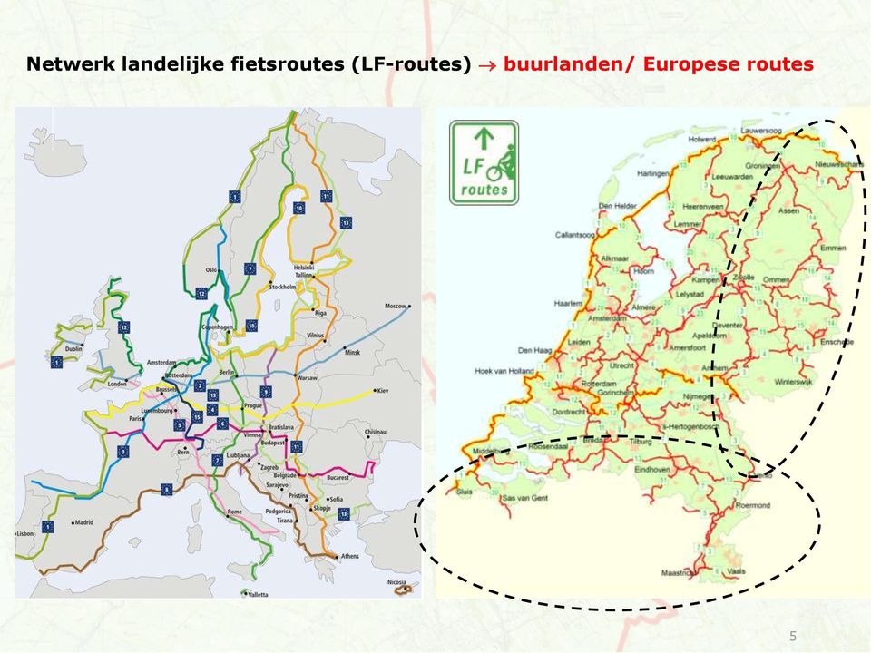 500 km gebruik: lange-afstand (fietsvakanties) aansluiting