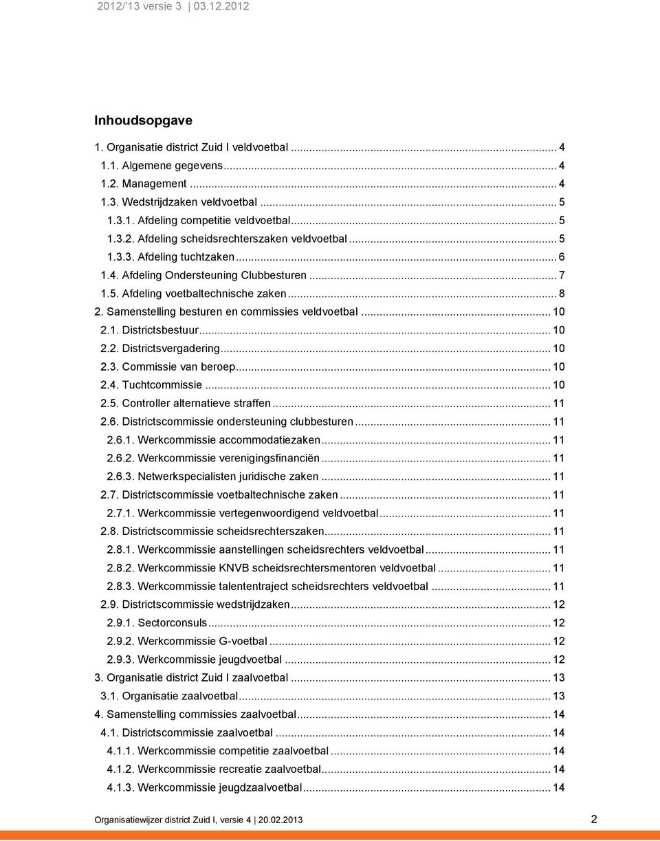 .. 10 2.2. Districtsvergadering... 10 2.3. Commissie van beroep... 10 2.4. Tuchtcommissie... 10 2.5. Controller alternatieve straffen... 11 2.6. Districtscommissie ondersteuning clubbesturen... 11 2.6.1. Werkcommissie accommodatiezaken.