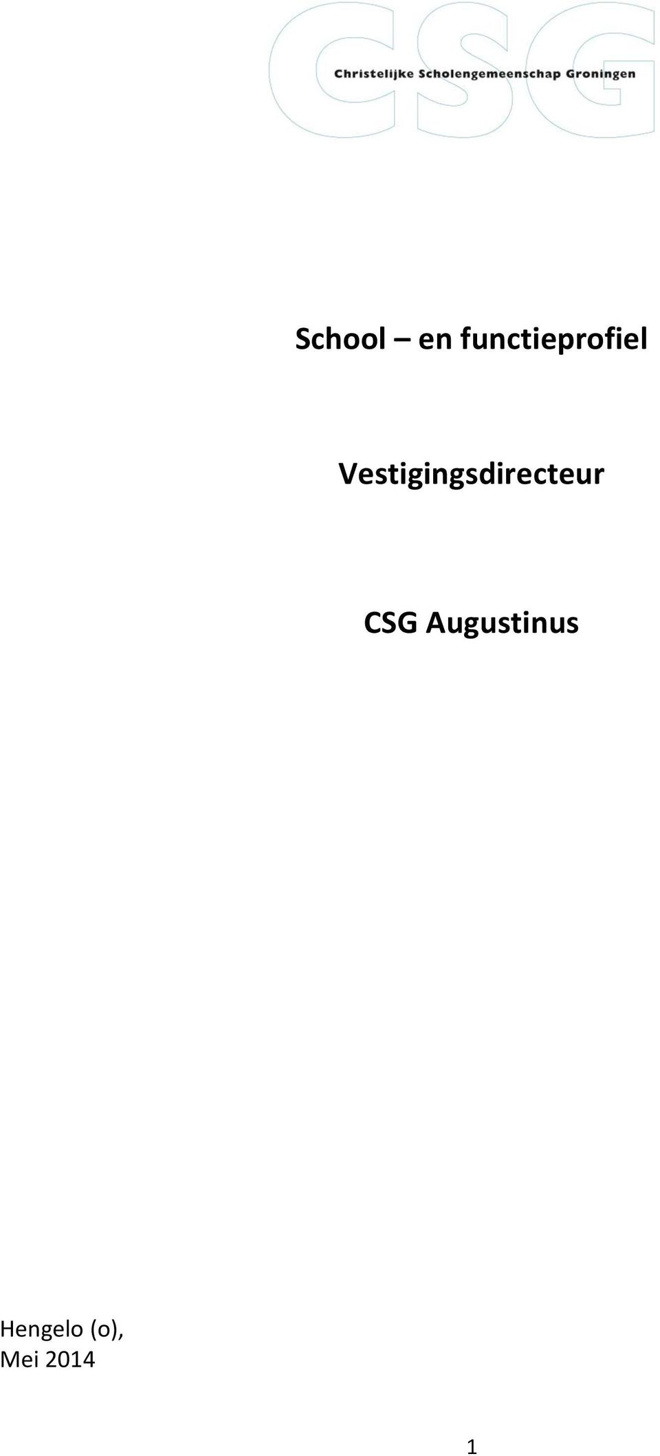 Vestigingsdirecteur