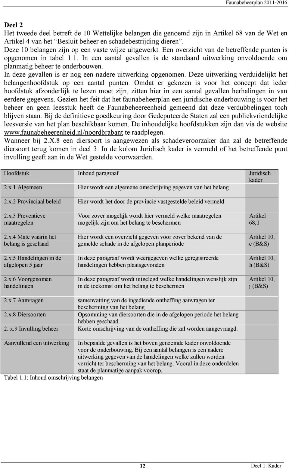 In deze gevallen is er nog een nadere uitwerking opgenomen. Deze uitwerking verduidelijkt het belangenhoofdstuk op een aantal punten.