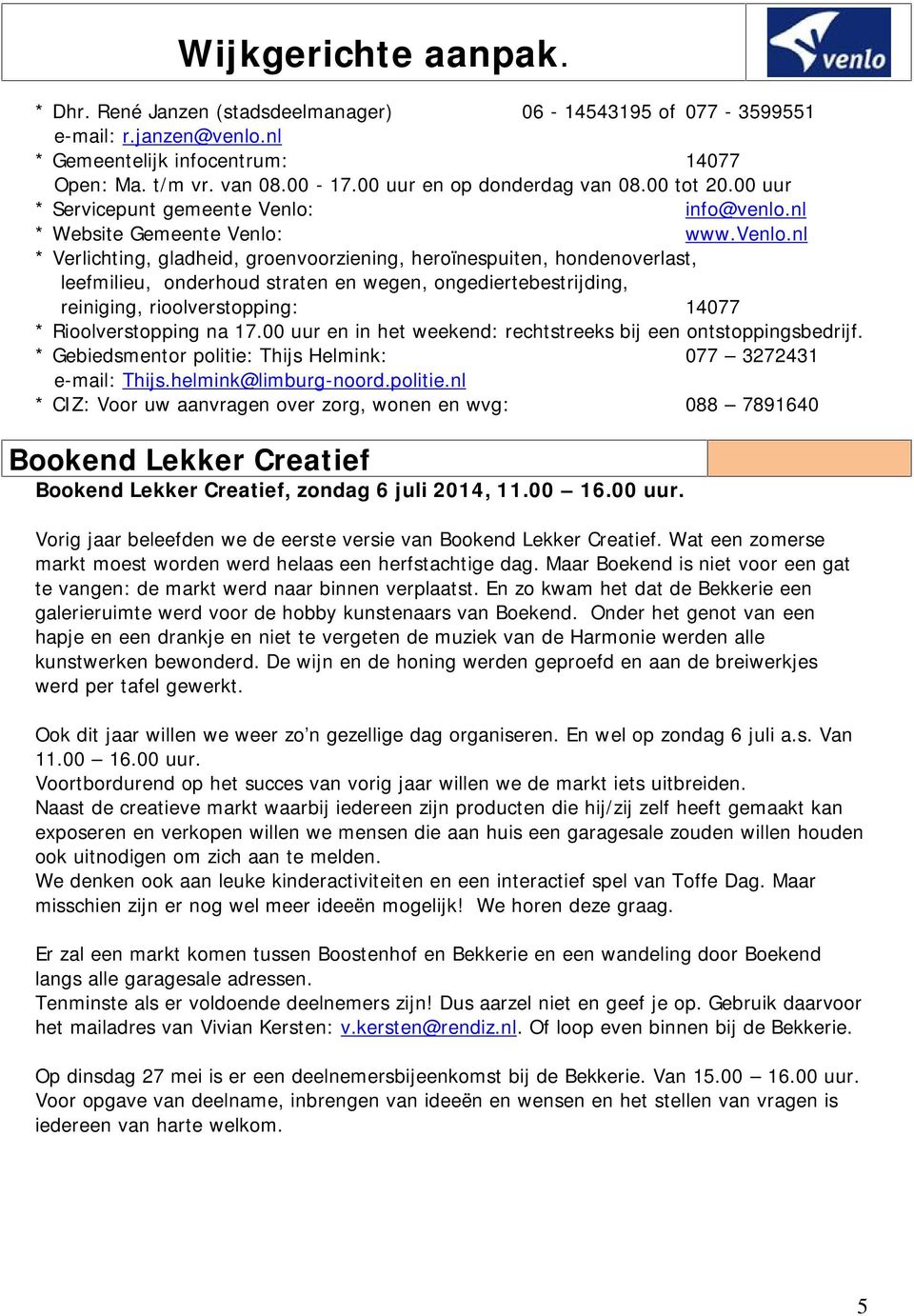 nl * Website Gemeente Venlo: www.venlo.