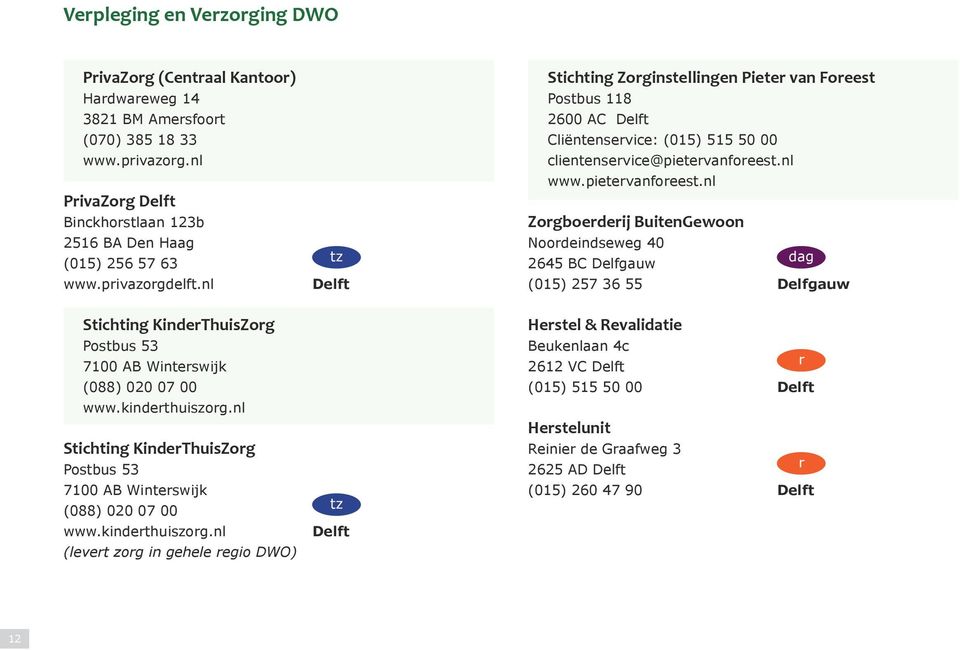 nl Stichting KinderThuisZorg Postbus 53 7100 AB Wintersijk (088) 020 07 00.kinderthuiszorg.