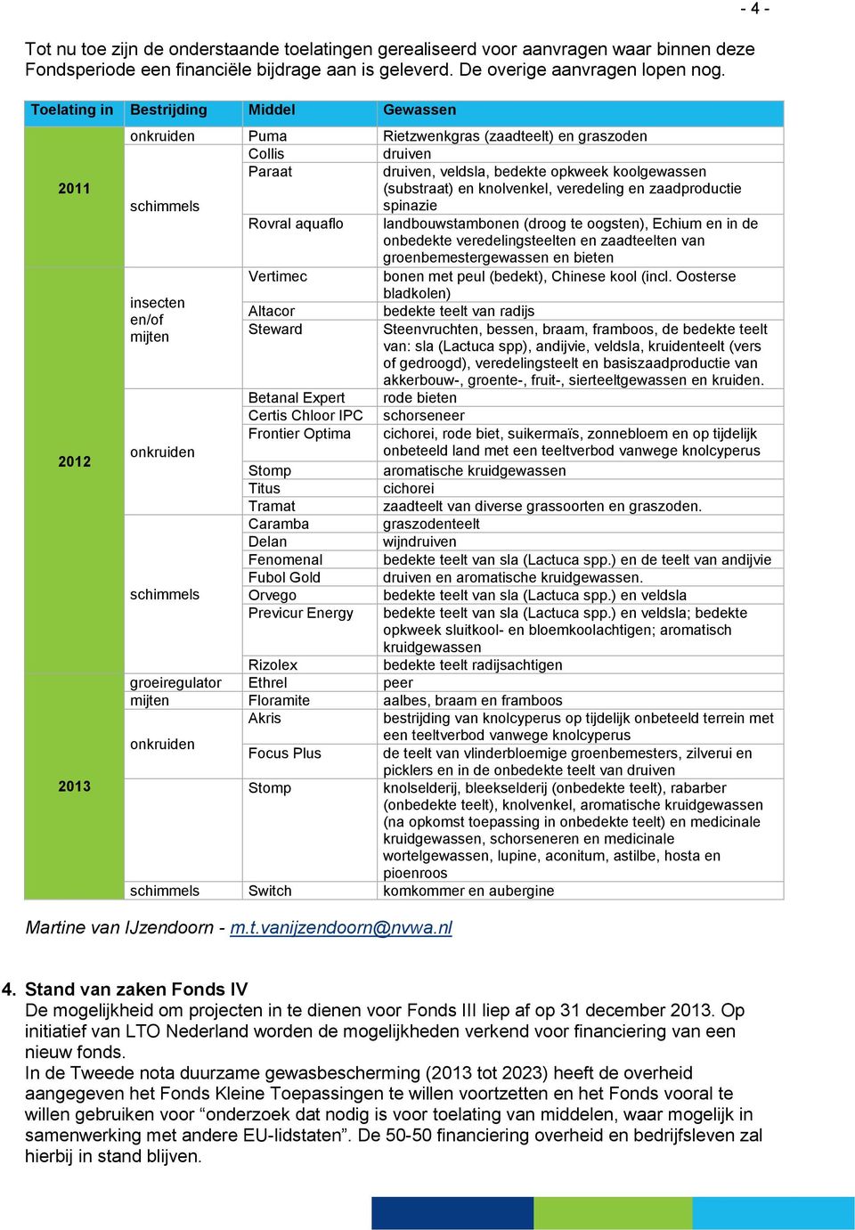 (substraat) en knolvenkel, veredeling en zaadproductie spinazie Rovral aquaflo landbouwstambonen (droog te oogsten), Echium en in de onbedekte veredelingsteelten en zaadteelten van