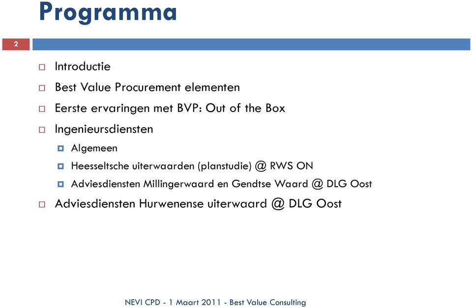 Heesseltsche uiterwaarden (planstudie) @ RWS ON Adviesdiensten