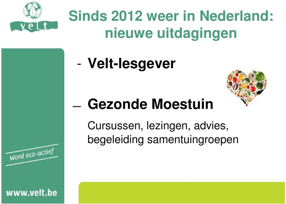 Gezonde Moestuin Cursussen,