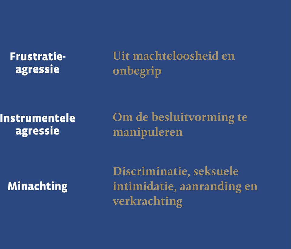 besluitvorming te manipuleren Minachting