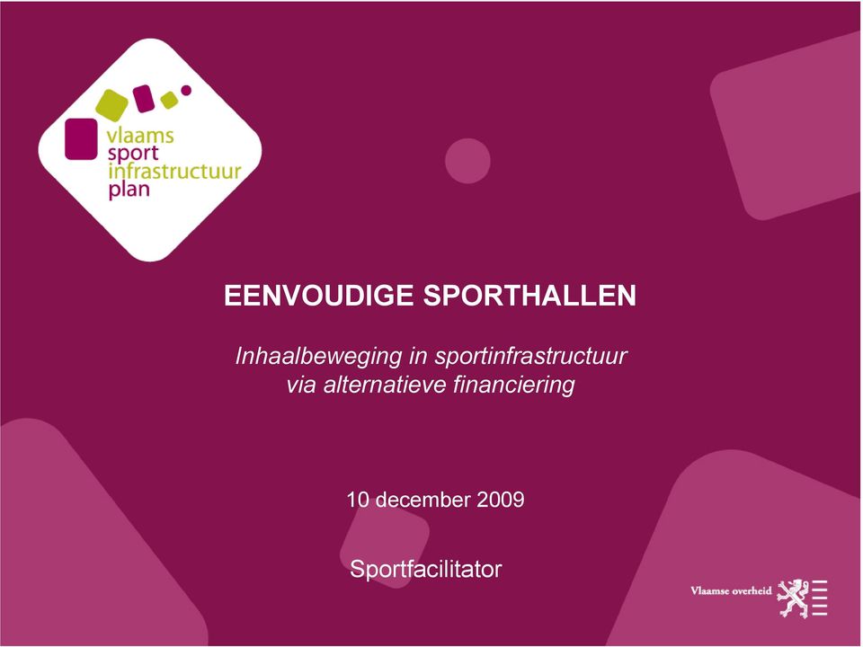 sportinfrastructuur via